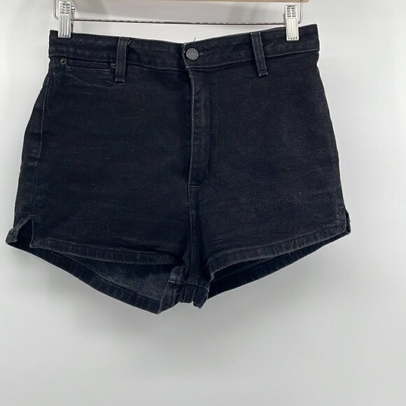 Urban outfitters BDG black high rise pin up jean shorts sz 30 - Picture 1 of 7